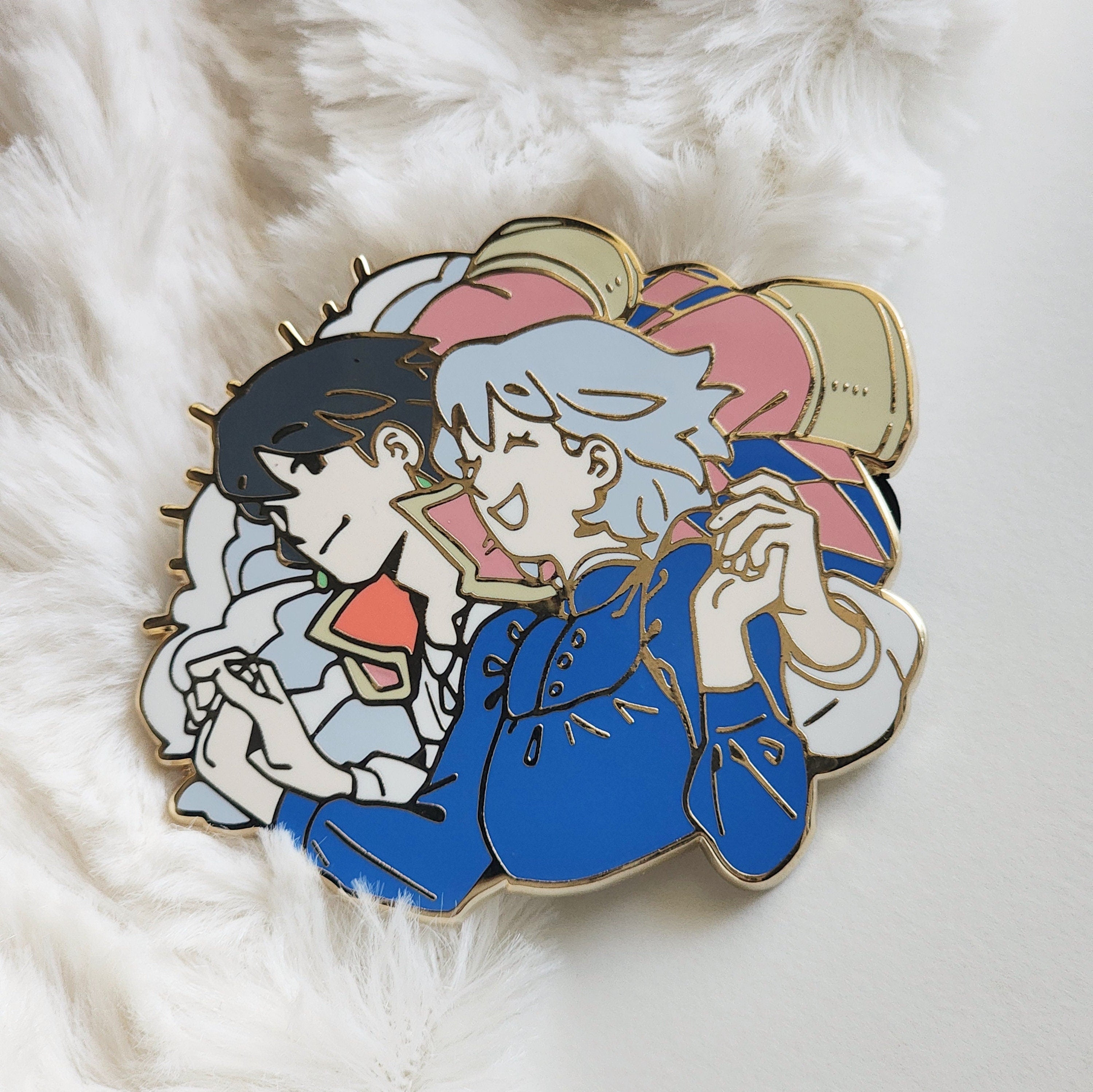 Howl and Sophie Enamel Pin