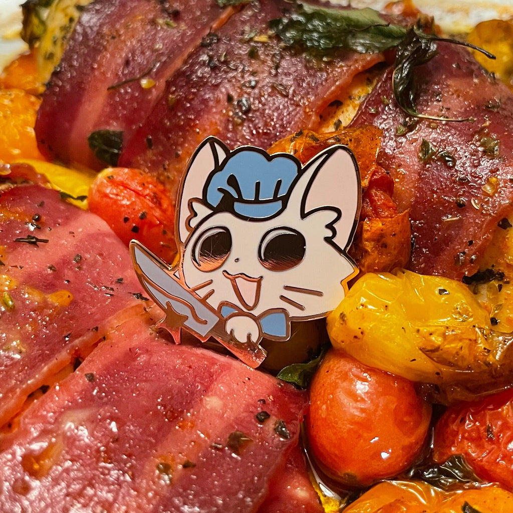 Chef Cat Enamel Pins