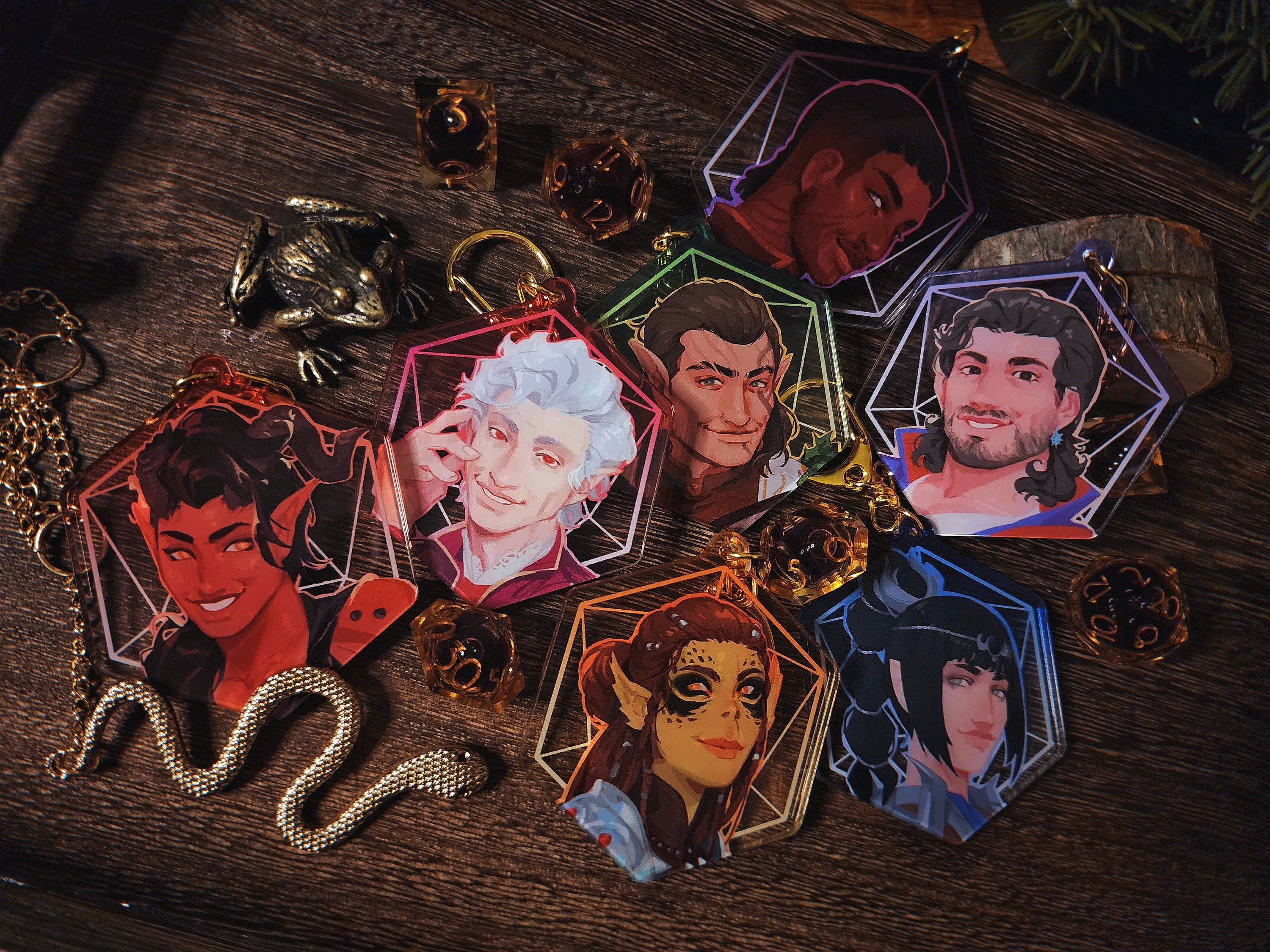 BG3 Companion Portrait Charms