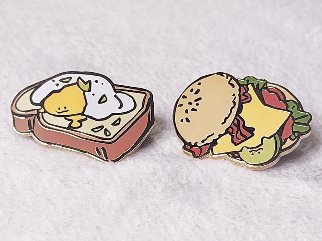 Burger Little Foodies Enamel Pins! Pickle Friend Hard Enamel Pin Gift