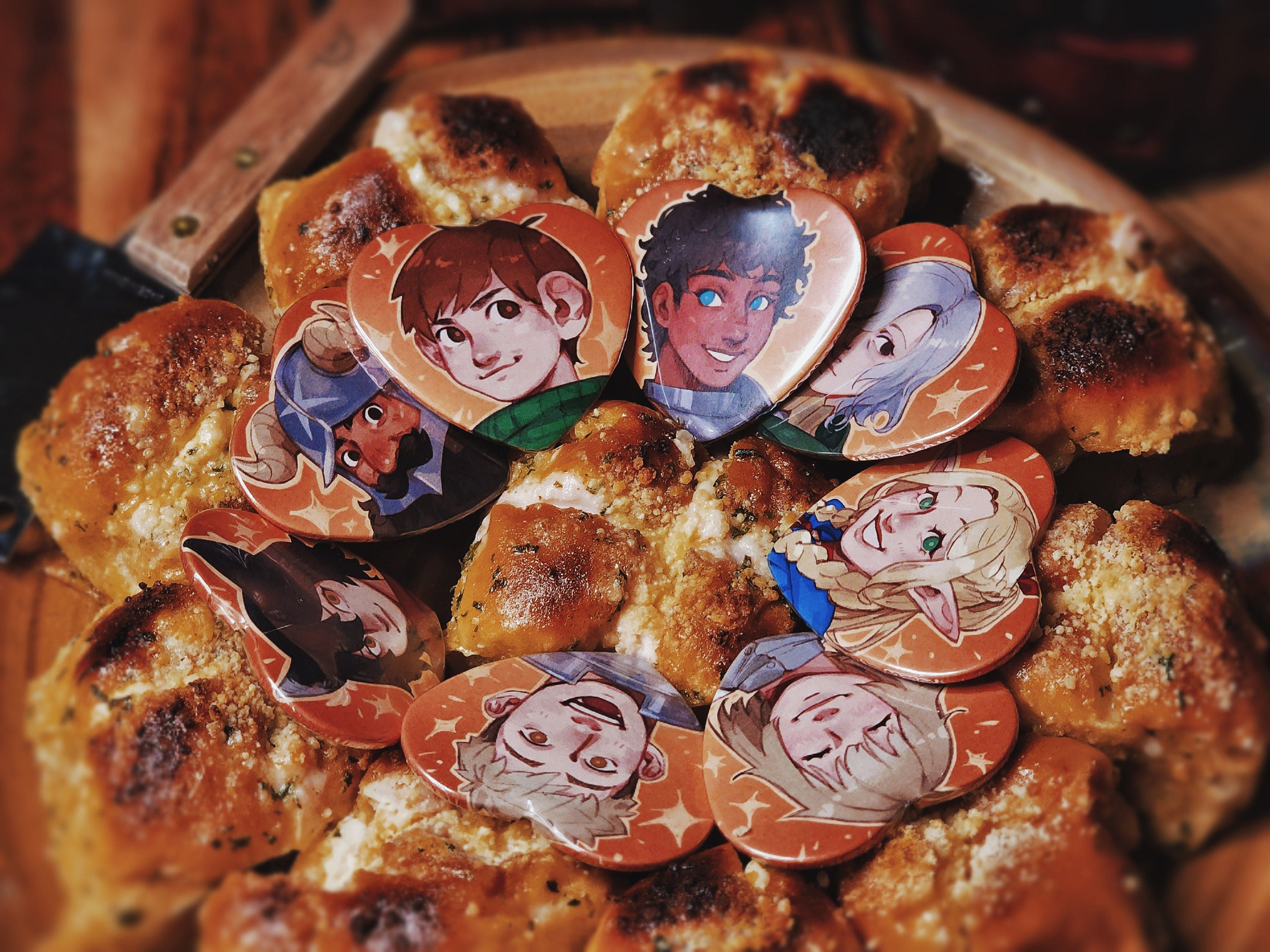 DunMeshi Heart Buttons