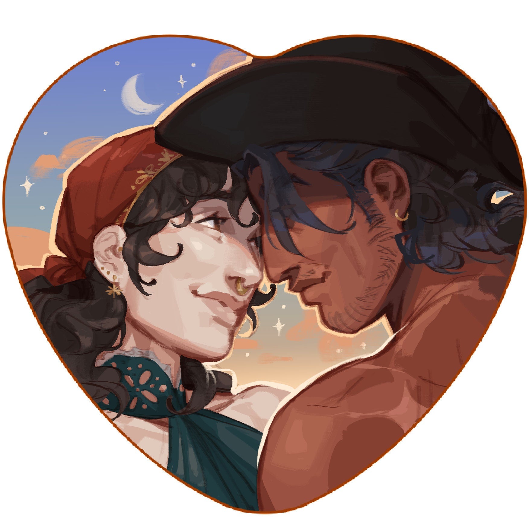 Chasgua Heart Buttons