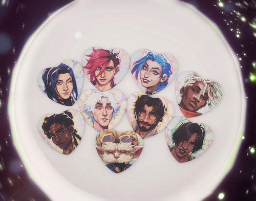 Arcane Heart Buttons