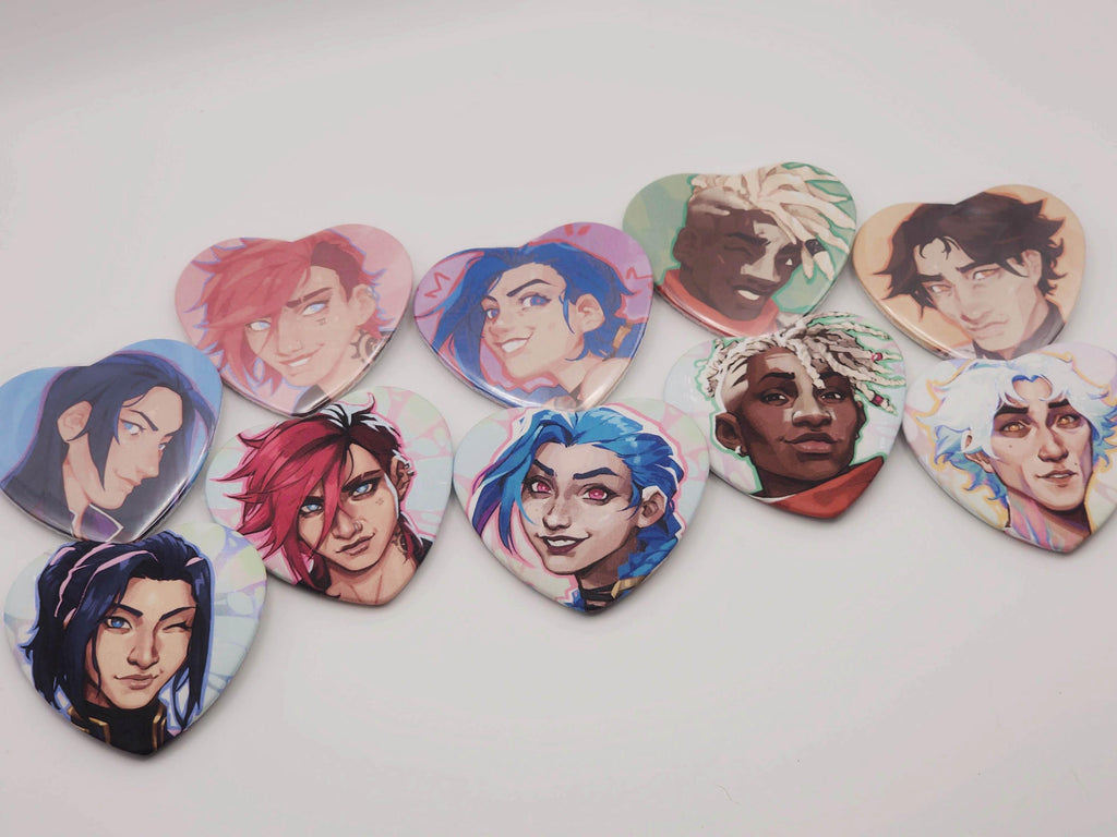 Arcane Heart Buttons