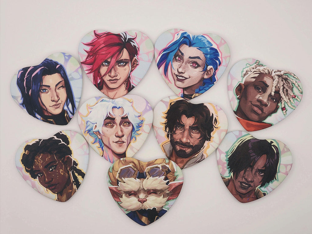 Arcane Heart Buttons