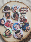Arcane Heart Buttons