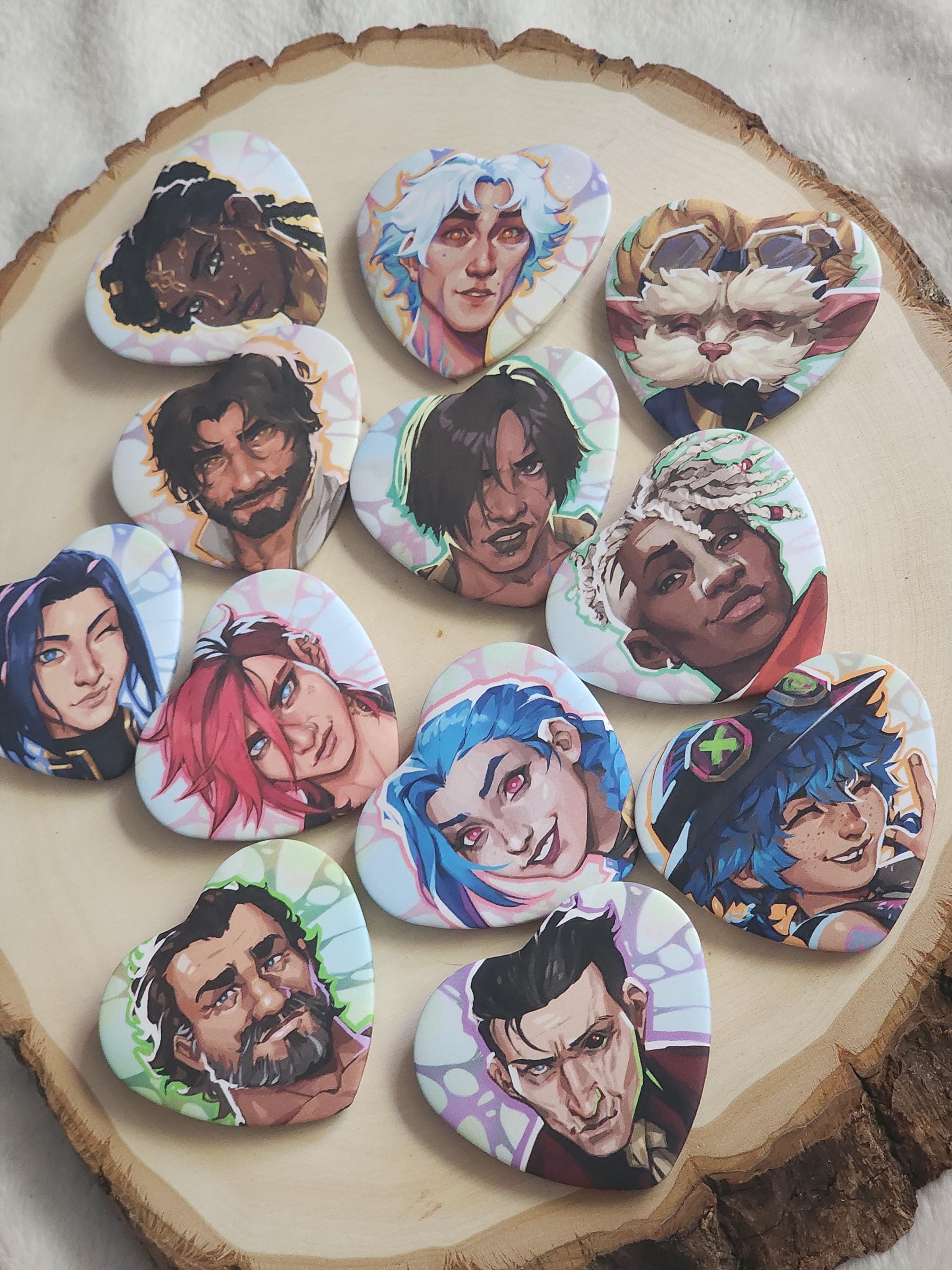 Arcane Heart Buttons