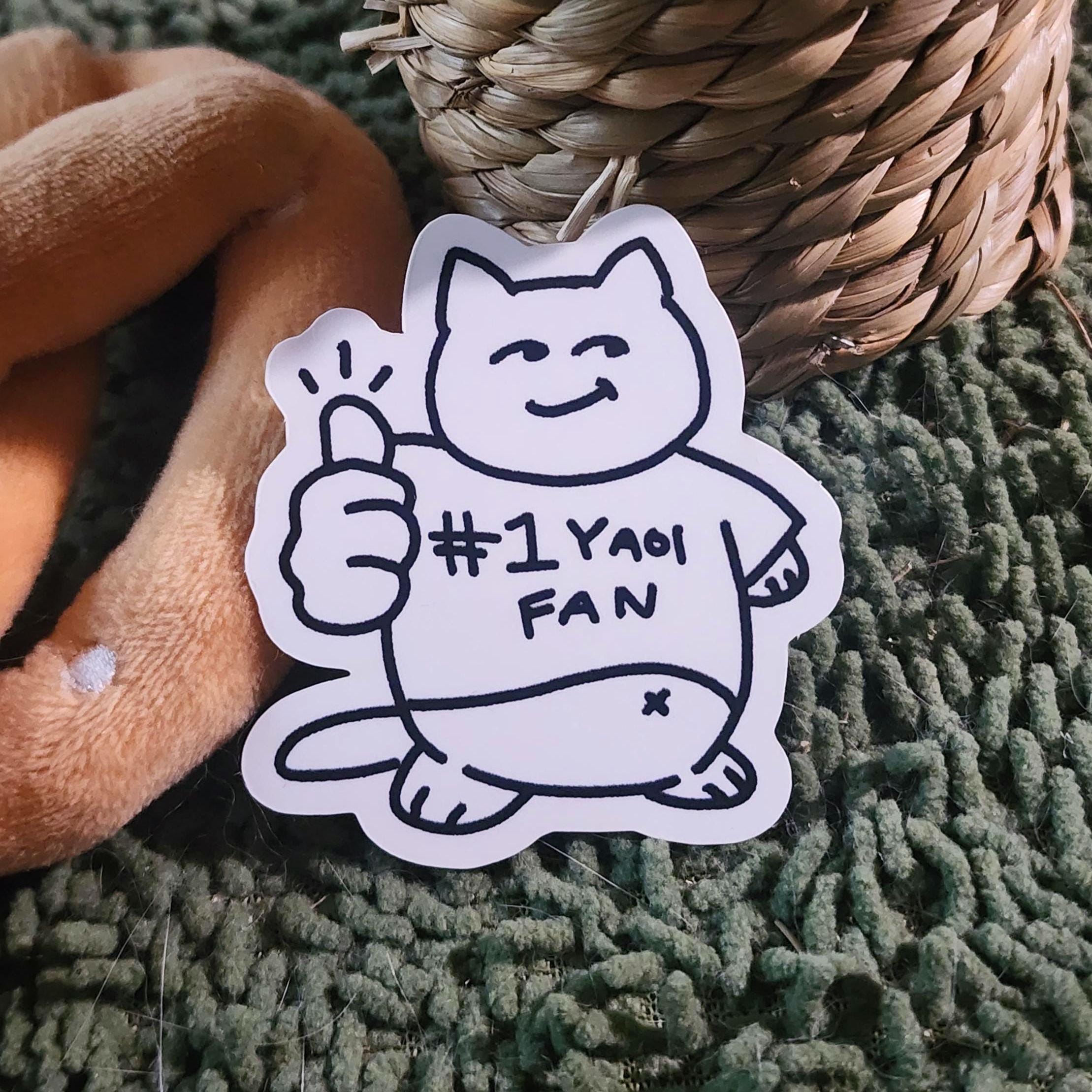 Yaoi Cat Sticker
